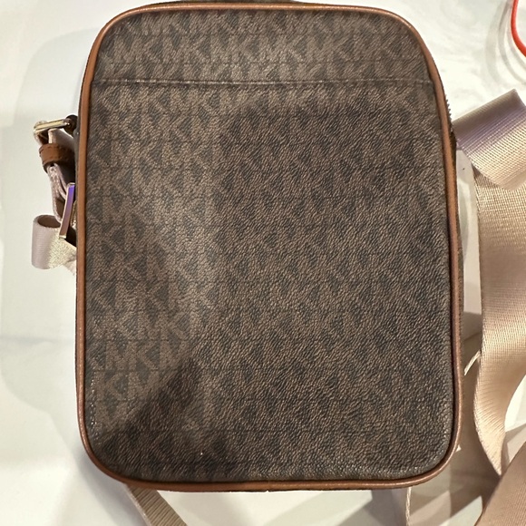 Michael Kors Brown Logo-Print Belt Bag with Gold Hardware - Picture 2 of 4